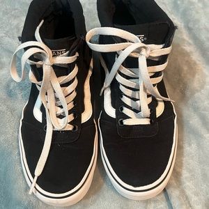 black high top vans